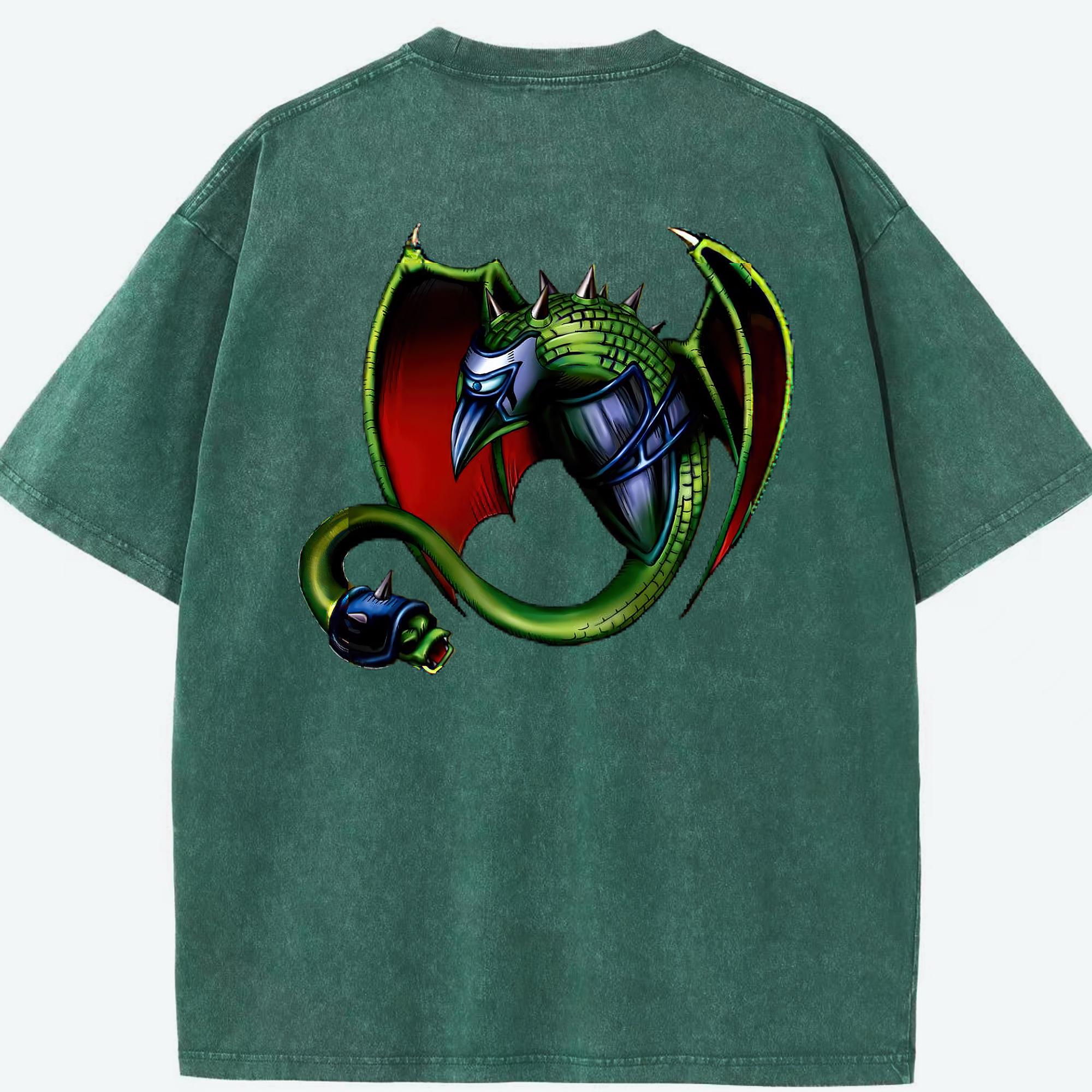 （画像用） 遊☆戯☆王 Yu-Gi-Oh! 綿100% ヴィンテージ風 半袖Tシャツ（背面プリント）